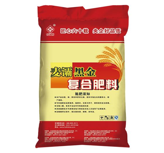 紅四方麥灞黑金小麥專用復(fù)合肥料43%（23-13-7）