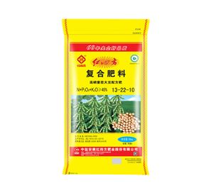 紅四方高磷重茬大豆專(zhuān)用肥45%（13-22-10）